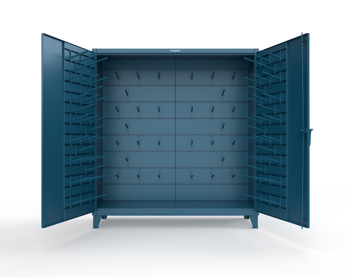 Extreme Duty 12 GA Rigging Cabinet with Hooks - 72 In. W x 24 In. D x 78 In. H - 66-BB-240W/Hooks-5010