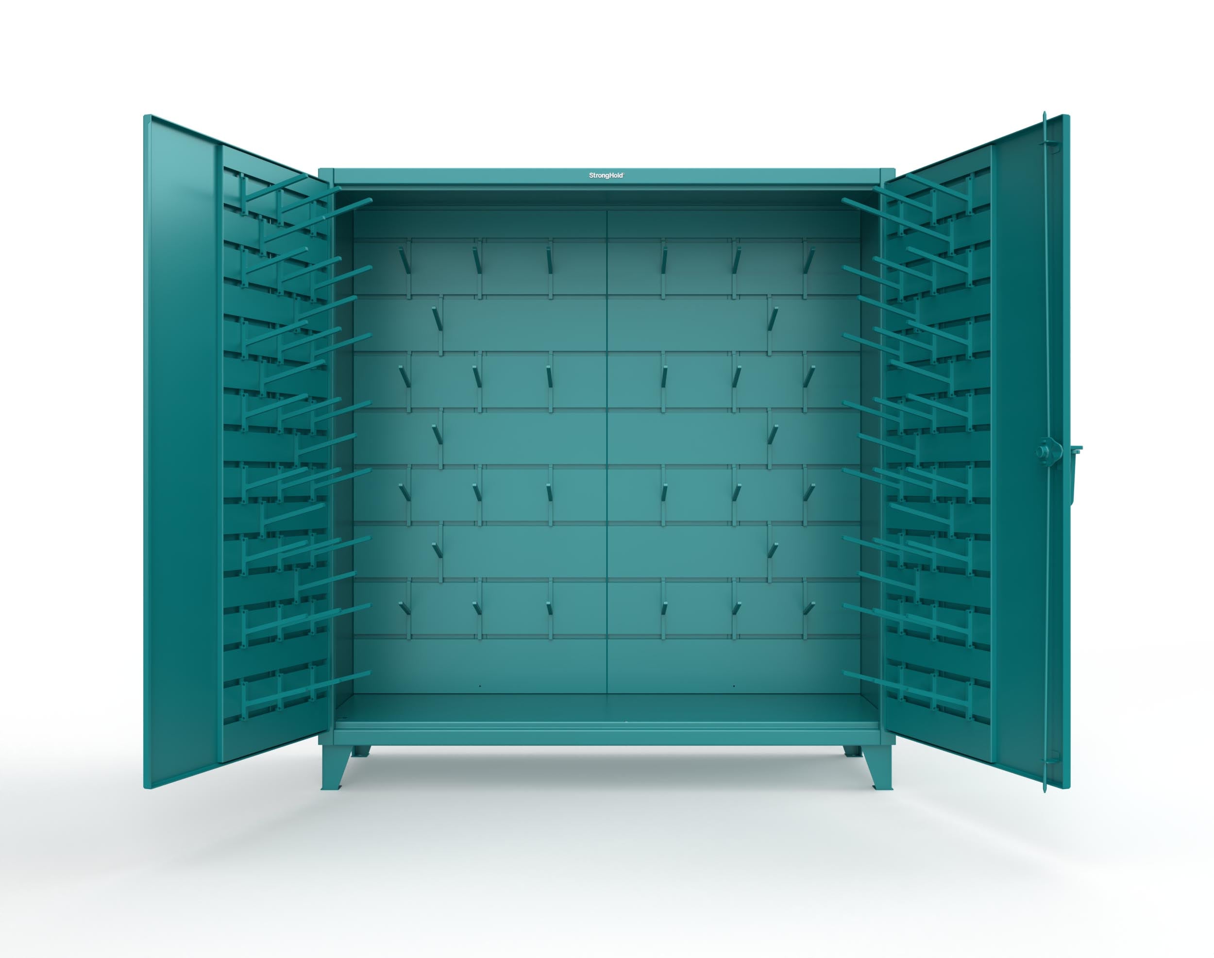 12 GA Rigging Cabinet with 90 Hooks | 66-BB-240W/Hooks | Strong Hold