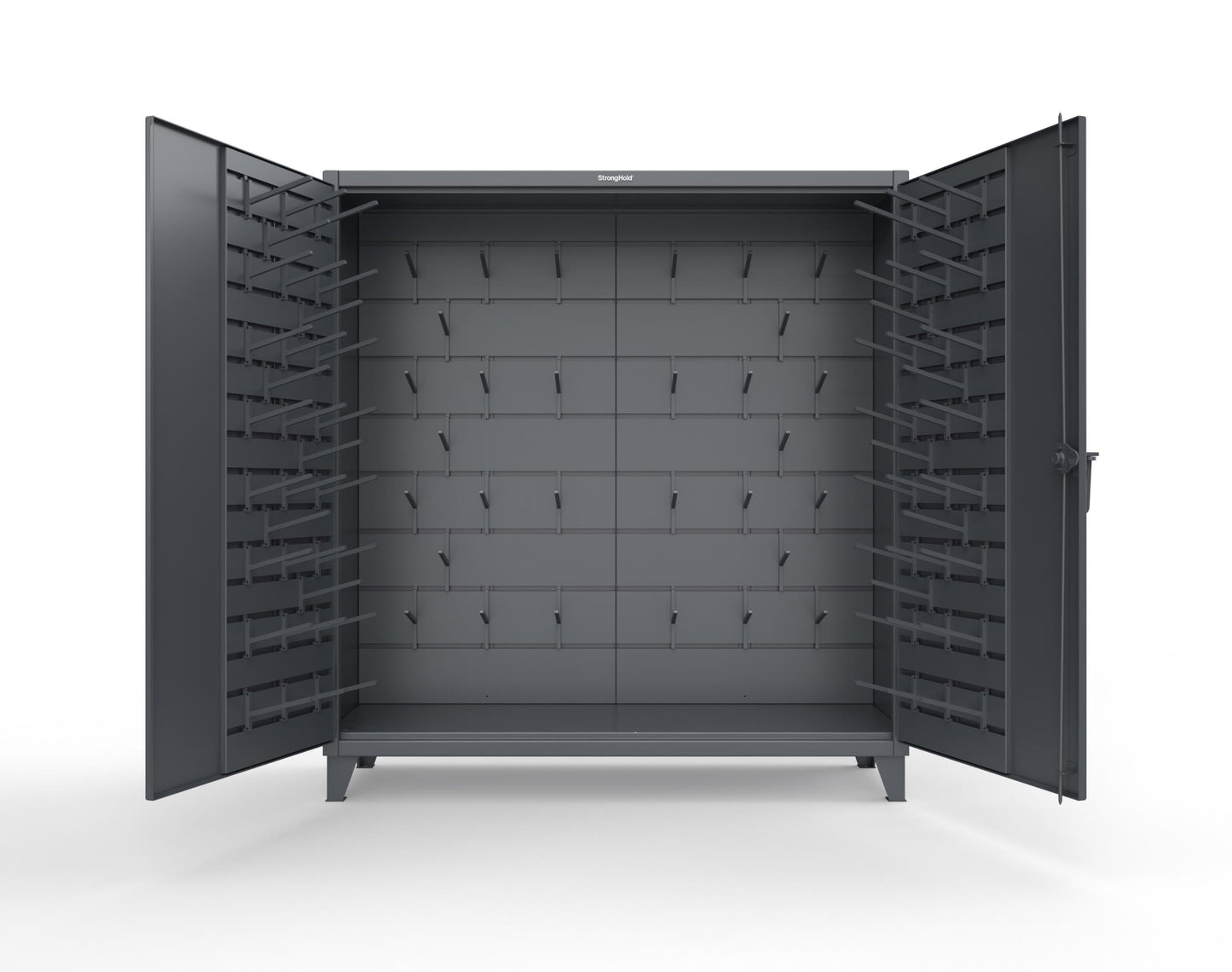 Extreme Duty 12 GA Rigging Cabinet with Hooks - 72 In. W x 24 In. D x 78 In. H - 66-BB-240W/Hooks-7024