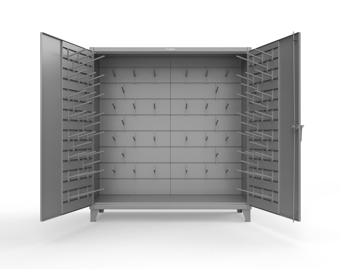 Extreme Duty 12 GA Rigging Cabinet with Hooks - 72 In. W x 24 In. D x 78 In. H - 66-BB-240W/Hooks-7037