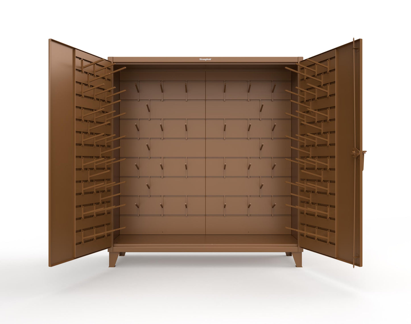 Extreme Duty 12 GA Rigging Cabinet with Hooks - 72 In. W x 24 In. D x 78 In. H - 66-BB-240W/Hooks-8025