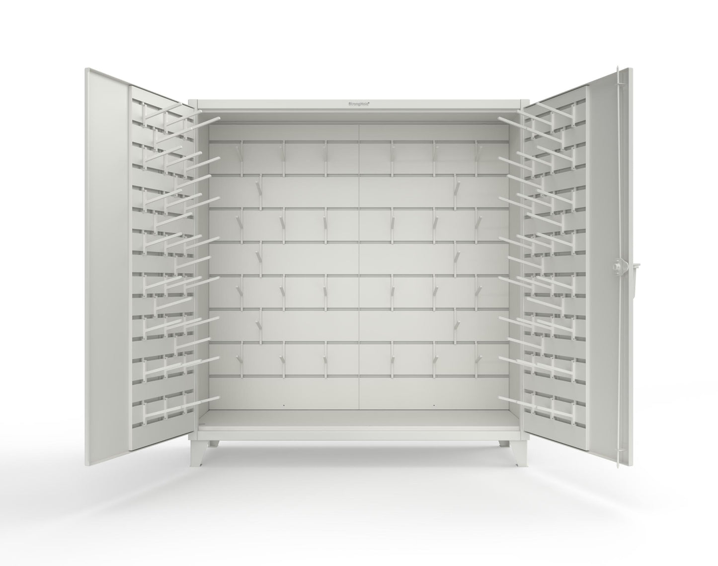 Extreme Duty 12 GA Rigging Cabinet with Hooks - 72 In. W x 24 In. D x 78 In. H - 66-BB-240W/Hooks-9003