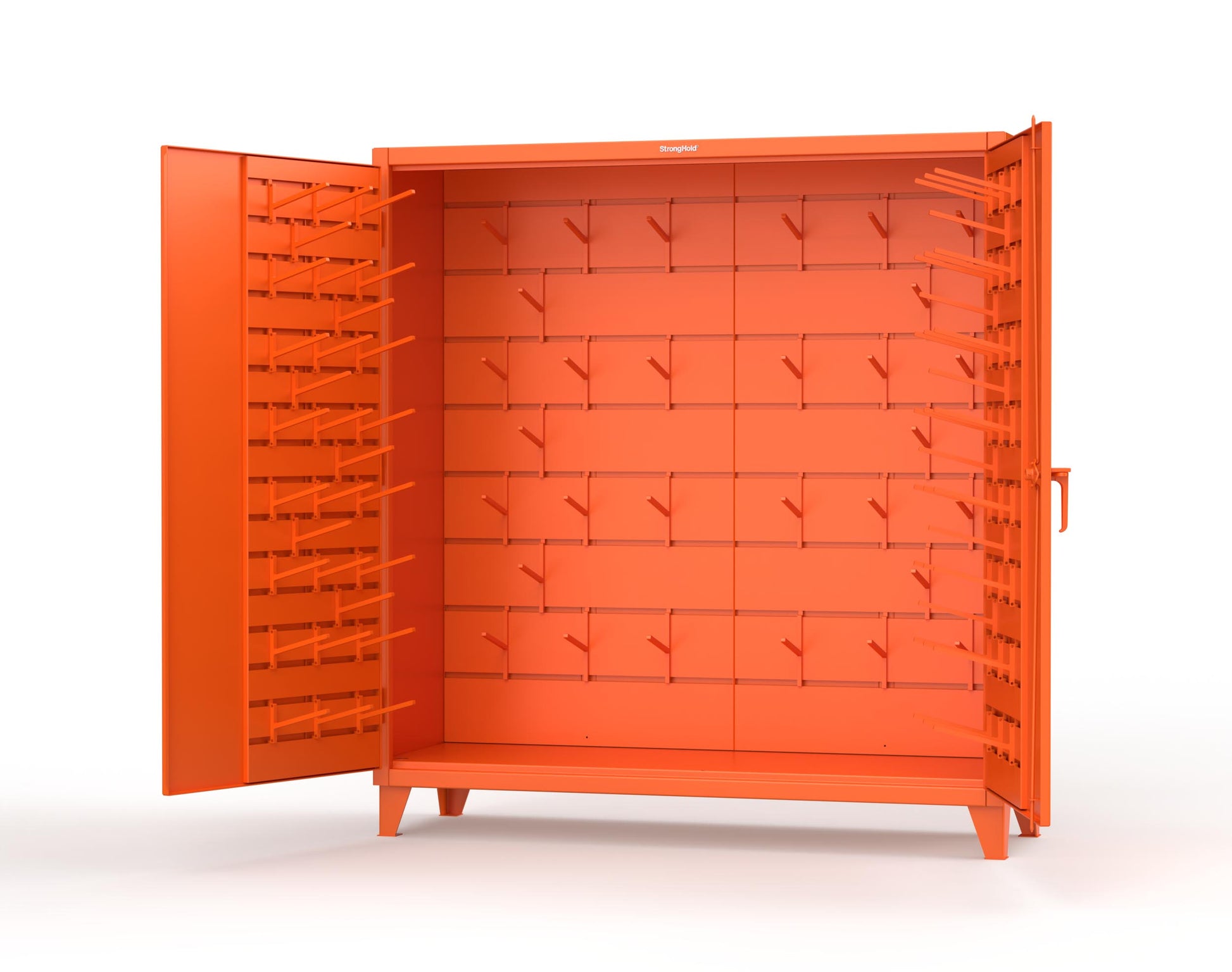 Extreme Duty 12 GA Rigging Cabinet with Hooks - 72 In. W x 24 In. D x 78 In. H - 66-BB-240W/Hooks-2004