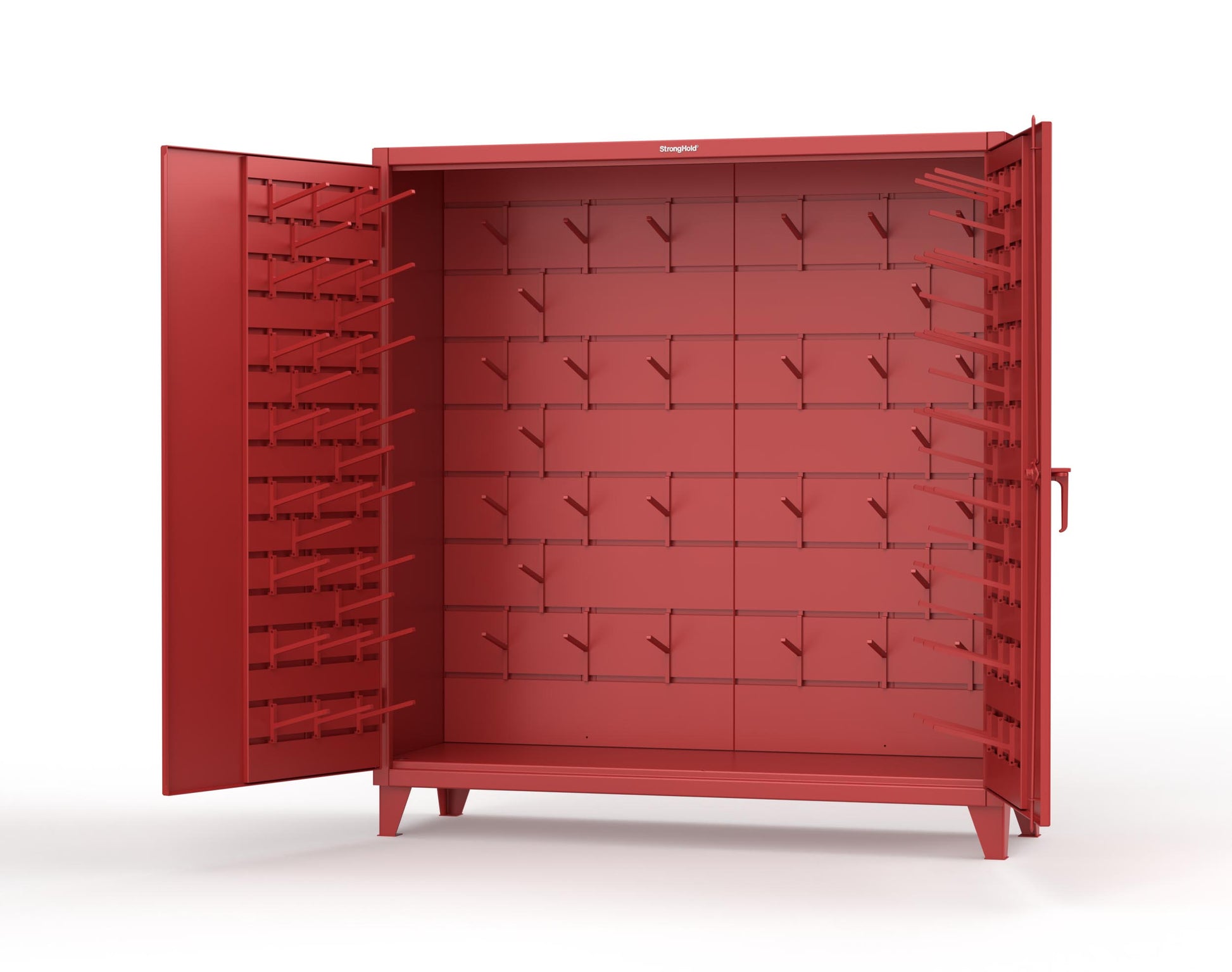Extreme Duty 12 GA Rigging Cabinet with Hooks - 72 In. W x 24 In. D x 78 In. H - 66-BB-240W/Hooks-3001