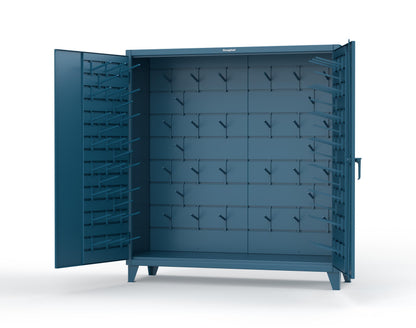 Extreme Duty 12 GA Rigging Cabinet with Hooks - 72 In. W x 24 In. D x 78 In. H - 66-BB-240W/Hooks-5010