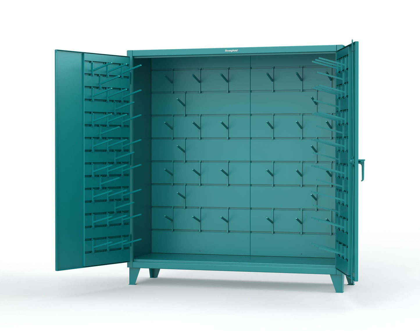 Extreme Duty 12 GA Rigging Cabinet with Hooks - 72 In. W x 24 In. D x 78 In. H - 66-BB-240W/Hooks-5021