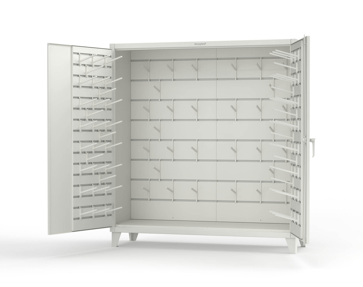 Extreme Duty 12 GA Rigging Cabinet with Hooks - 72 In. W x 24 In. D x 78 In. H - 66-BB-240W/Hooks-9003