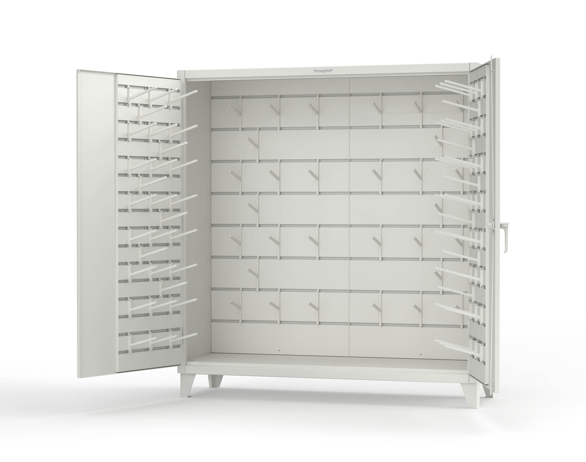 Extreme Duty 12 GA Rigging Cabinet with Hooks - 72 In. W x 24 In. D x 78 In. H - 66-BB-240W/Hooks-9003