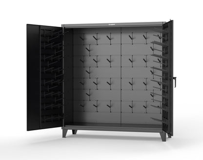 Extreme Duty 12 GA Rigging Cabinet with Hooks - 72 In. W x 24 In. D x 78 In. H - 66-BB-240W/Hooks-9005
