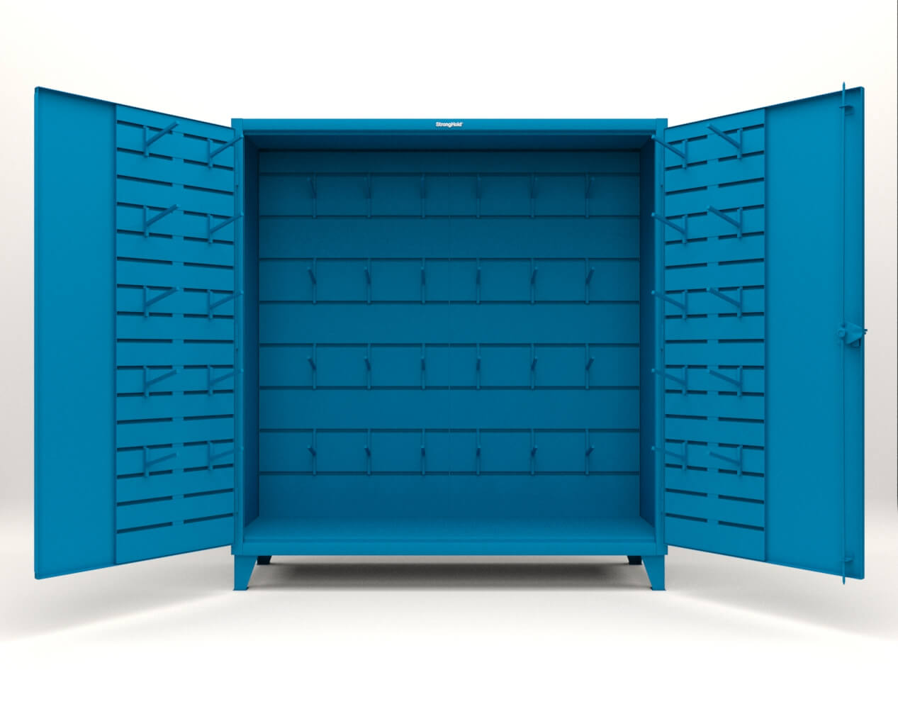 Extreme Duty 12 GA Rigging Cabinet with Hooks - 72 In. W x 24 In. D x ...