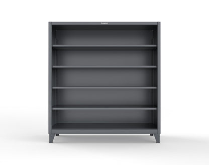Extreme Duty 12 GA Closed Shelving Unit with 4 Shelves - 72 In. W x 24 In. D x 72 In. H - 66-CSU-244-7024