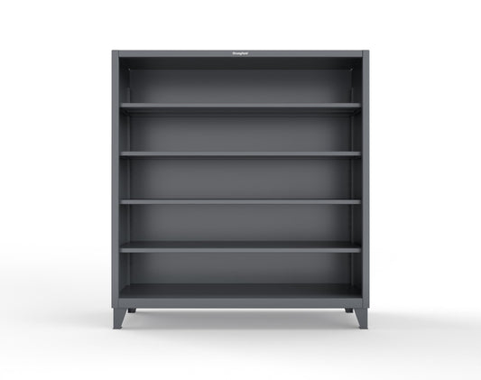 Extreme Duty 12 GA Closed Shelving Unit with 4 Shelves - 72 In. W x 24 In. D x 72 In. H - 66-CSU-244-7024