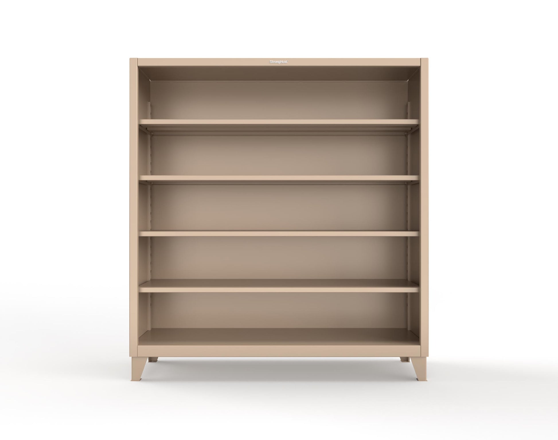 Extreme Duty 12 GA Closed Shelving Unit with 4 Shelves - 72 In. W x 24 In. D x 72 In. H - 66-CSU-244-1019