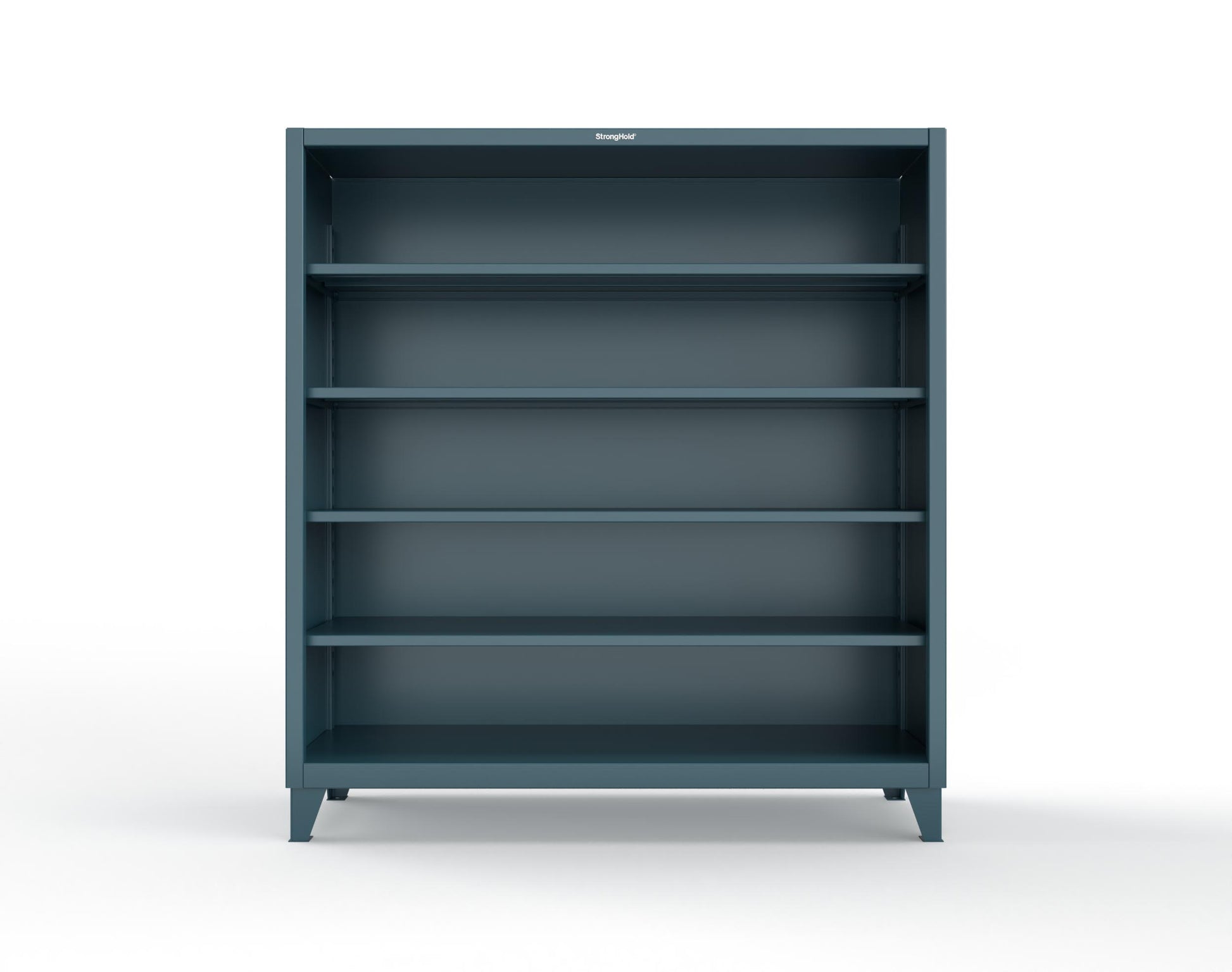Extreme Duty 12 GA Closed Shelving Unit with 4 Shelves - 72 In. W x 24 In. D x 72 In. H - 66-CSU-244-5001