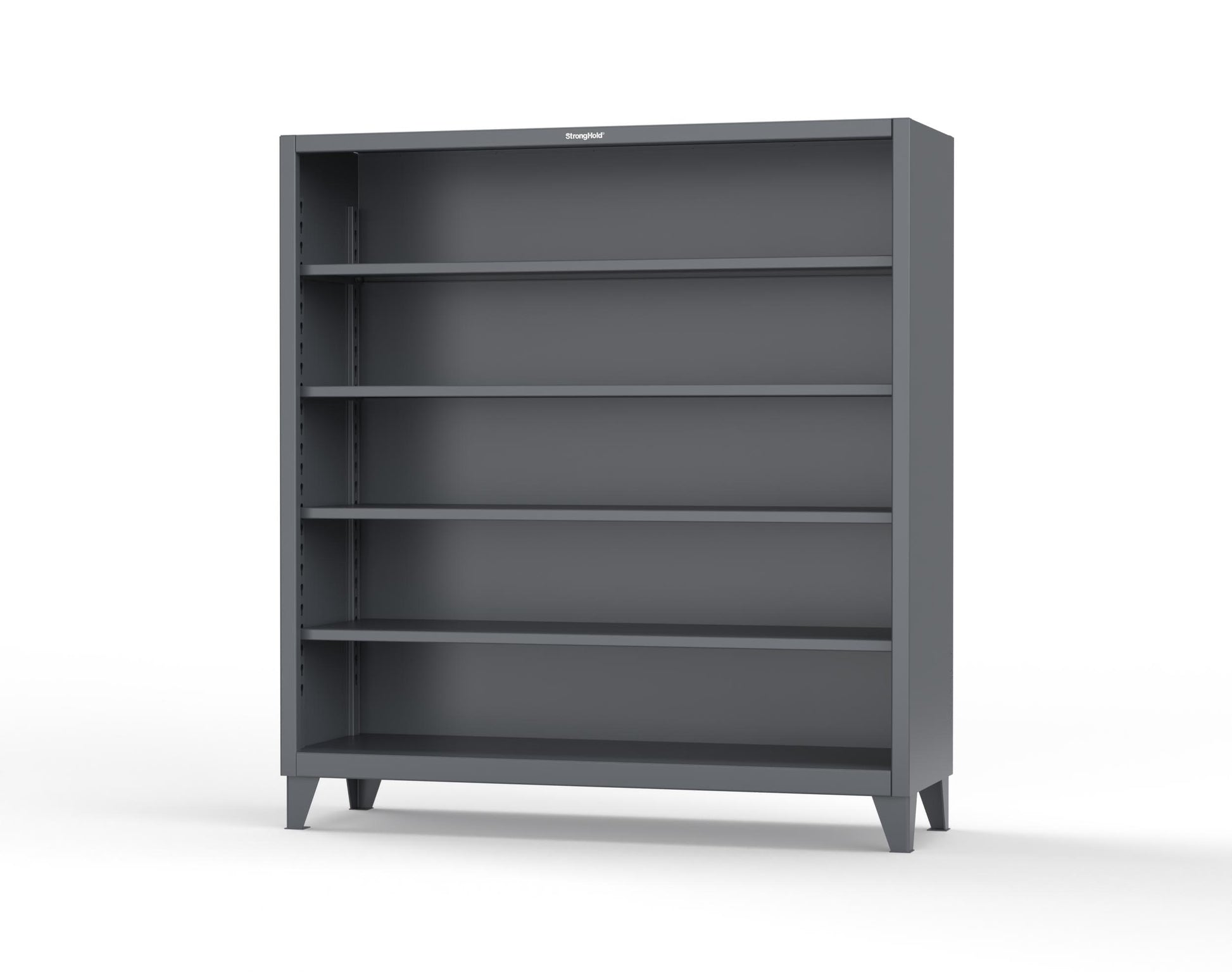 Extreme Duty 12 GA Closed Shelving Unit with 4 Shelves - 72 In. W x 24 In. D x 72 In. H - 66-CSU-244-7024