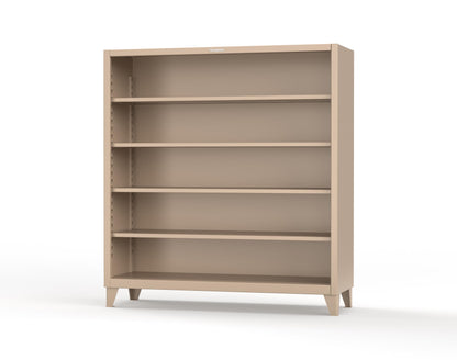 Extreme Duty 12 GA Closed Shelving Unit with 4 Shelves - 72 In. W x 24 In. D x 72 In. H - 66-CSU-244-1019