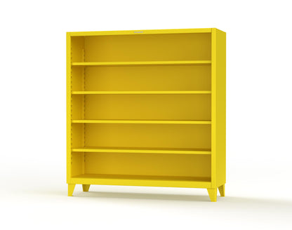 Extreme Duty 12 GA Closed Shelving Unit with 4 Shelves - 72 In. W x 24 In. D x 72 In. H - 66-CSU-244-1021