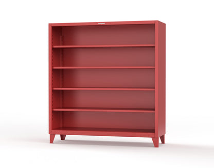 Extreme Duty 12 GA Closed Shelving Unit with 4 Shelves - 72 In. W x 24 In. D x 72 In. H - 66-CSU-244-3001