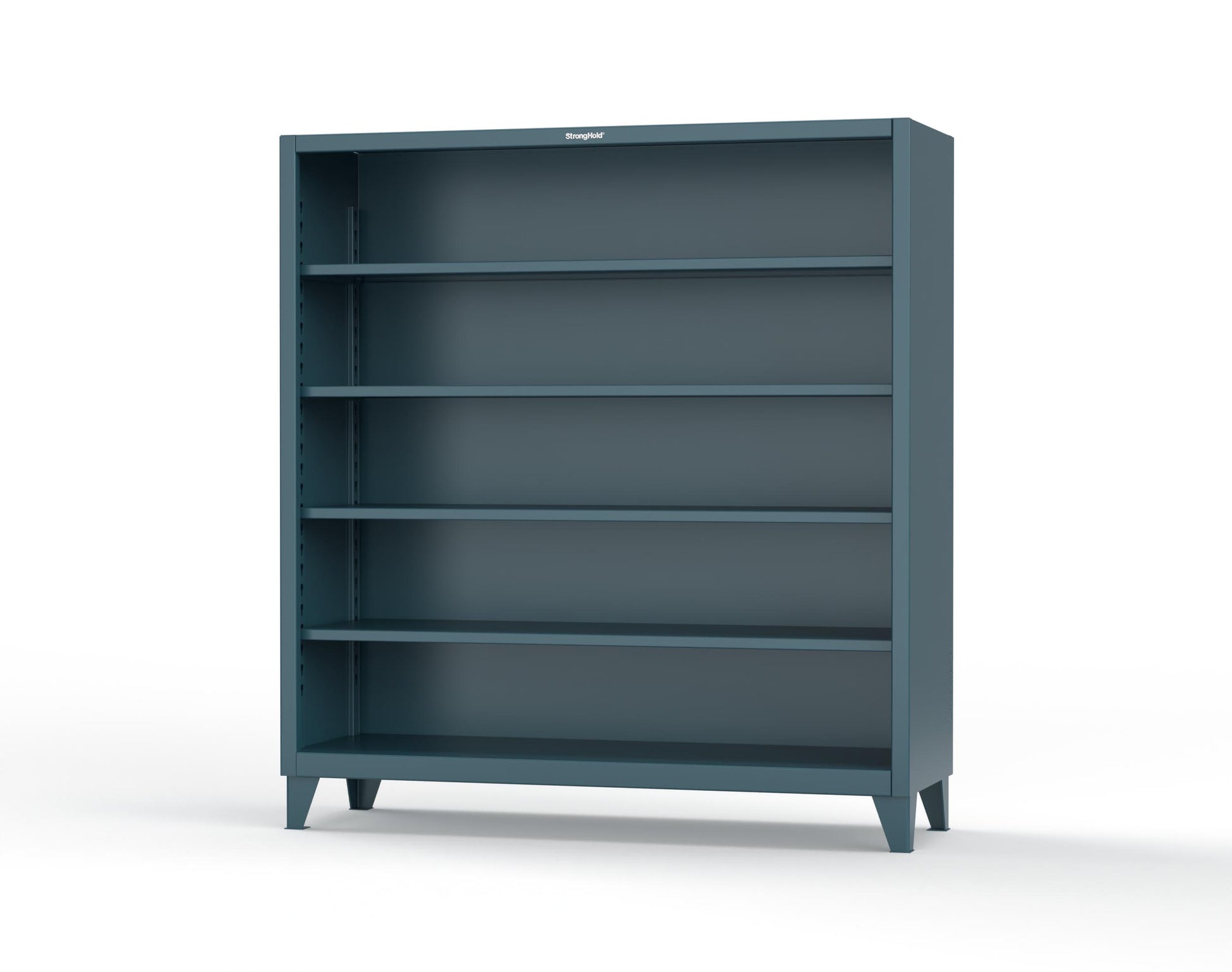 Extreme Duty 12 GA Closed Shelving Unit with 4 Shelves - 72 In. W x 24 In. D x 72 In. H - 66-CSU-244-5001