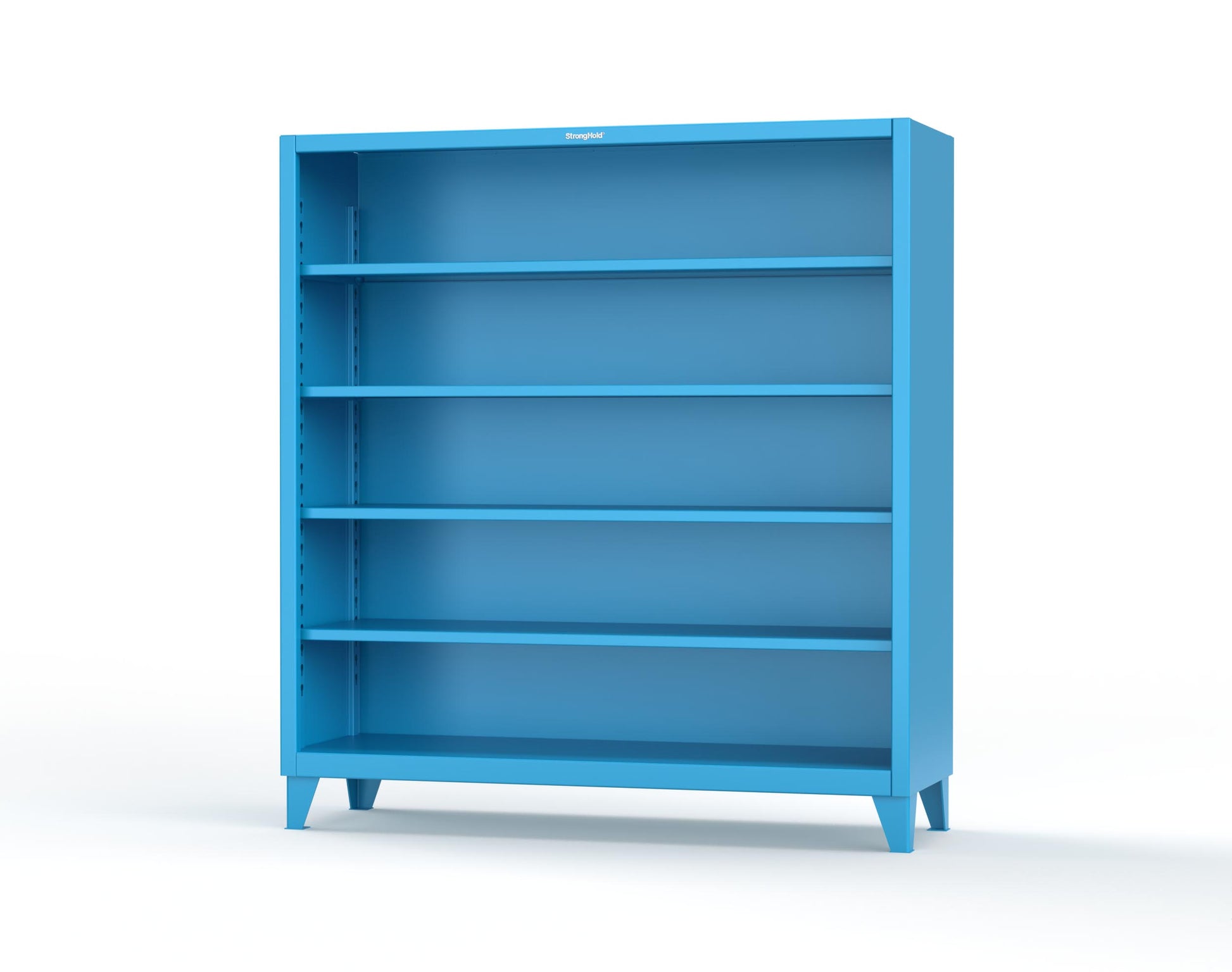 Extreme Duty 12 GA Closed Shelving Unit with 4 Shelves - 72 In. W x 24 In. D x 72 In. H - 66-CSU-244-5012