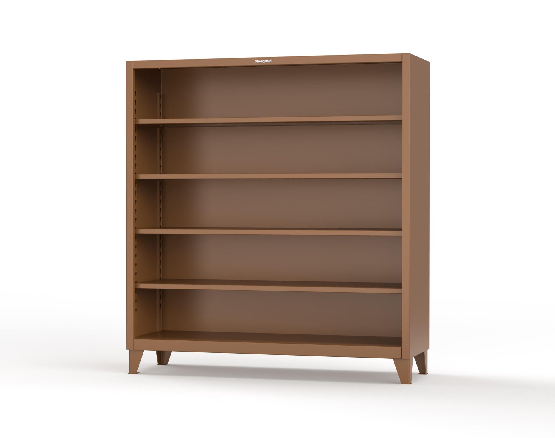 Extreme Duty 12 GA Closed Shelving Unit with 4 Shelves - 72 In. W x 24 In. D x 72 In. H - 66-CSU-244-8008