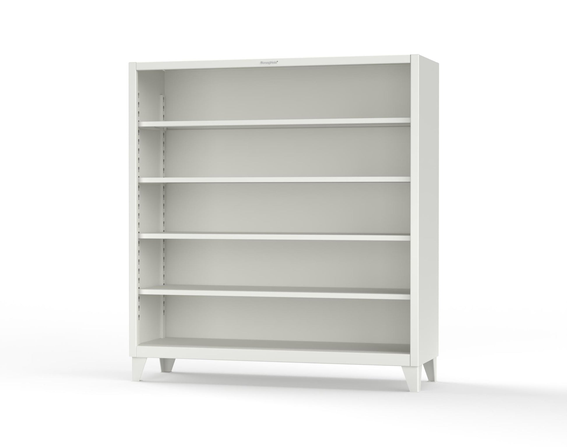 Extreme Duty 12 GA Closed Shelving Unit with 4 Shelves - 72 In. W x 24 In. D x 72 In. H - 66-CSU-244-9003