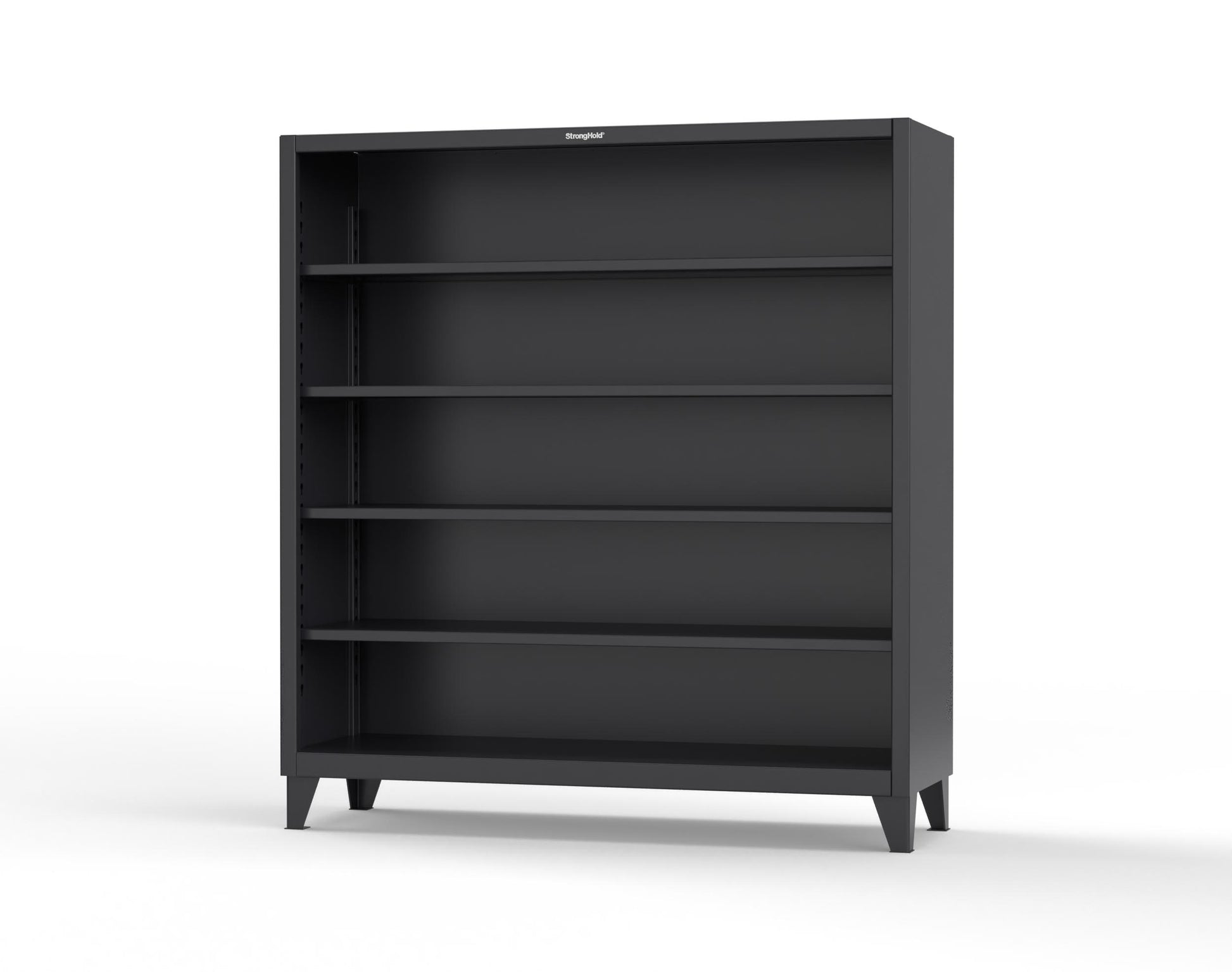 Extreme Duty 12 GA Closed Shelving Unit with 4 Shelves - 72 In. W x 24 In. D x 72 In. H - 66-CSU-244-9005