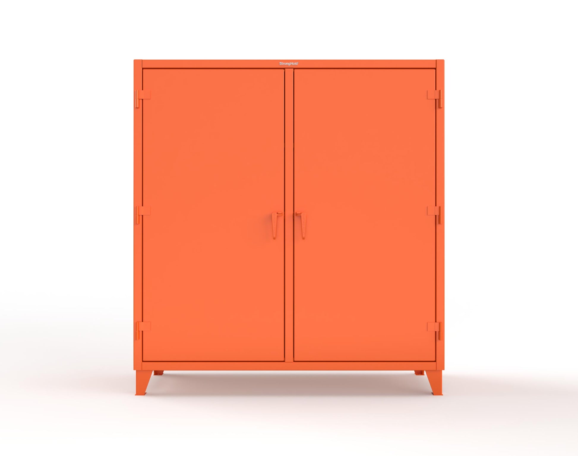 Extreme Duty 12 GA Double Shift Cabinet with 16 Drawers, 2 Shelves - 72 In. W x 24 In. D x 78 In. H - 66-DS-242-16DB-2009