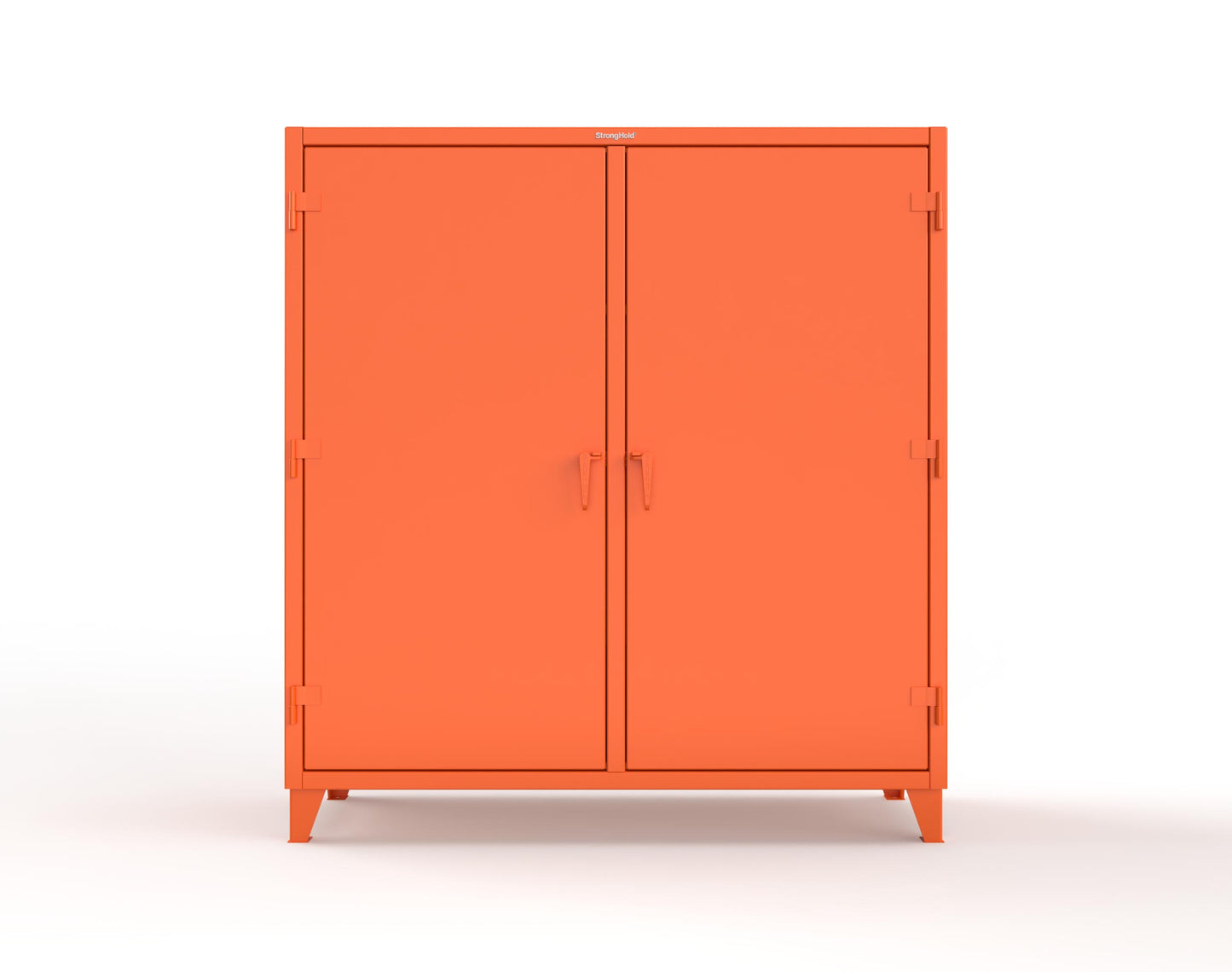 Extreme Duty 12 GA Double Shift Cabinet with 14 Drawers, 4 Shelves - 72 In. W x 24 In. D x 78 In. H - 66-DS-244-14DB-2009