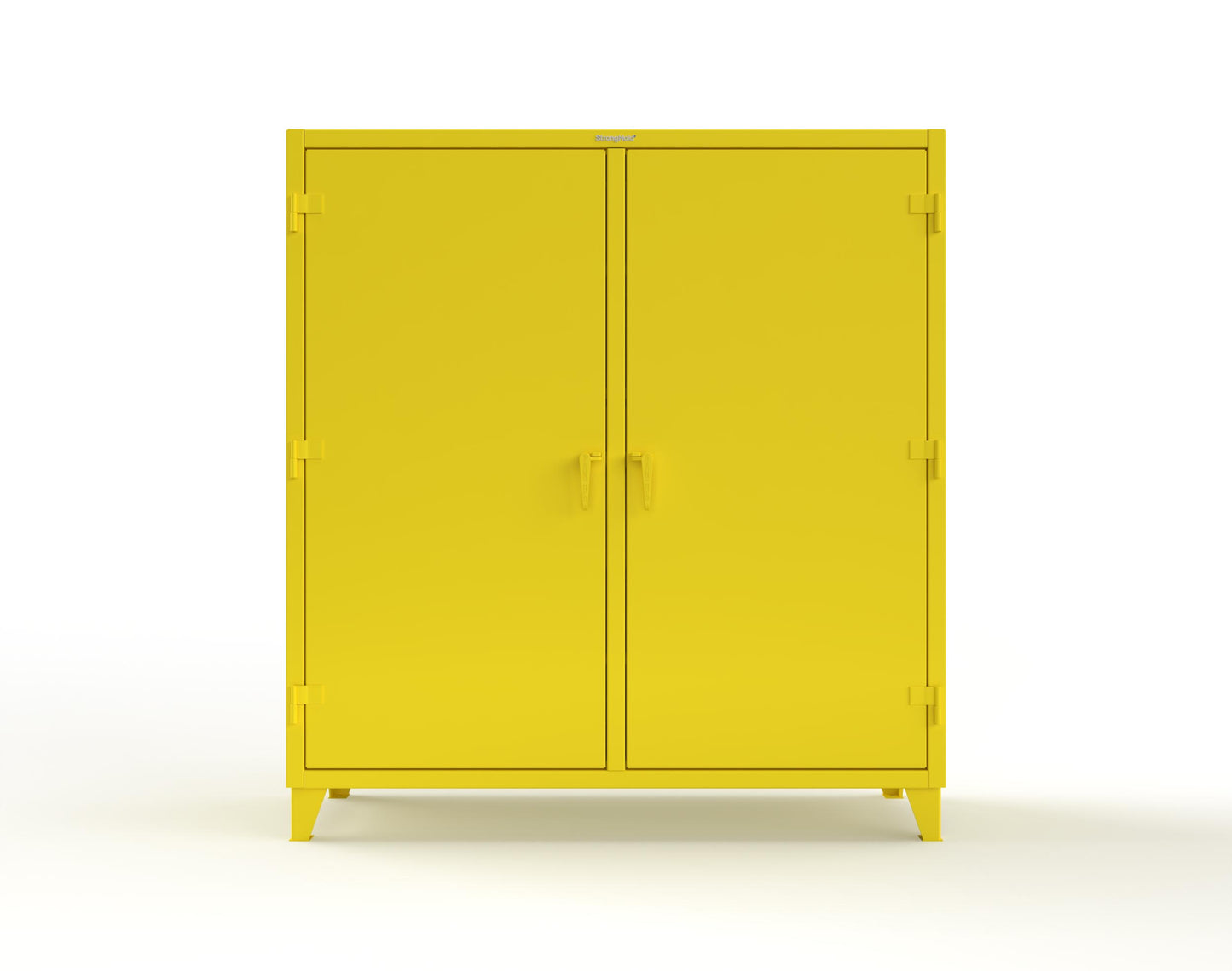 Extreme Duty 12 GA Double Shift Cabinet with 10 Drawers, 6 Shelves - 72 In. W x 24 In. D x 78 In. H - 66-DS-246-10DB-1021