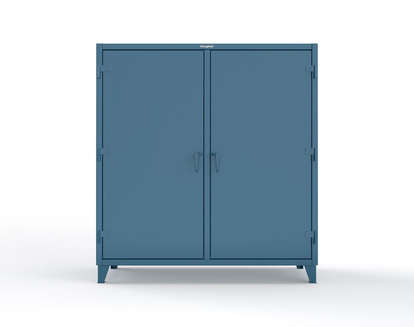 Extreme Duty 12 GA Double Shift Cabinet with 10 Drawers, 6 Shelves - 72 In. W x 24 In. D x 78 In. H - 66-DS-246-10DB-5001