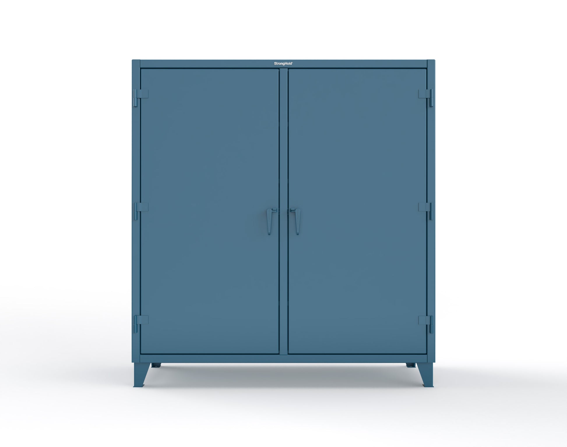 Extreme Duty 12 GA Double Shift Cabinet with 10 Drawers, 6 Shelves - 72 In. W x 24 In. D x 78 In. H - 66-DS-246-10DB-5001