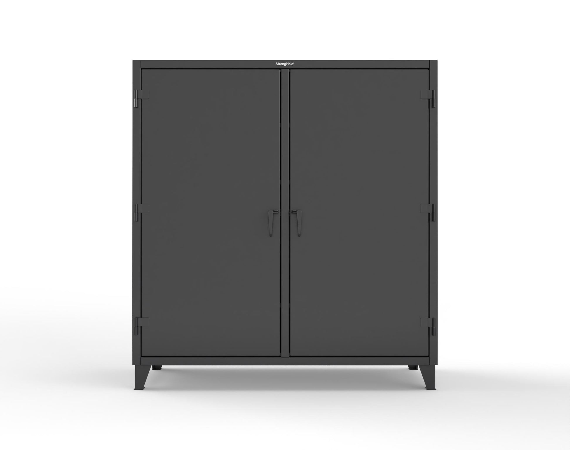 Extreme Duty 12 GA Double Shift Cabinet with 10 Drawers, 6 Shelves - 72 In. W x 24 In. D x 78 In. H - 66-DS-246-10DB-9005