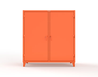 Extreme Duty 12 GA Double Shift Cabinet with 6 Drawers, 6 Shelves - 72 In. W x 24 In. D x 78 In. H - 66-DS-246-6DB-2009