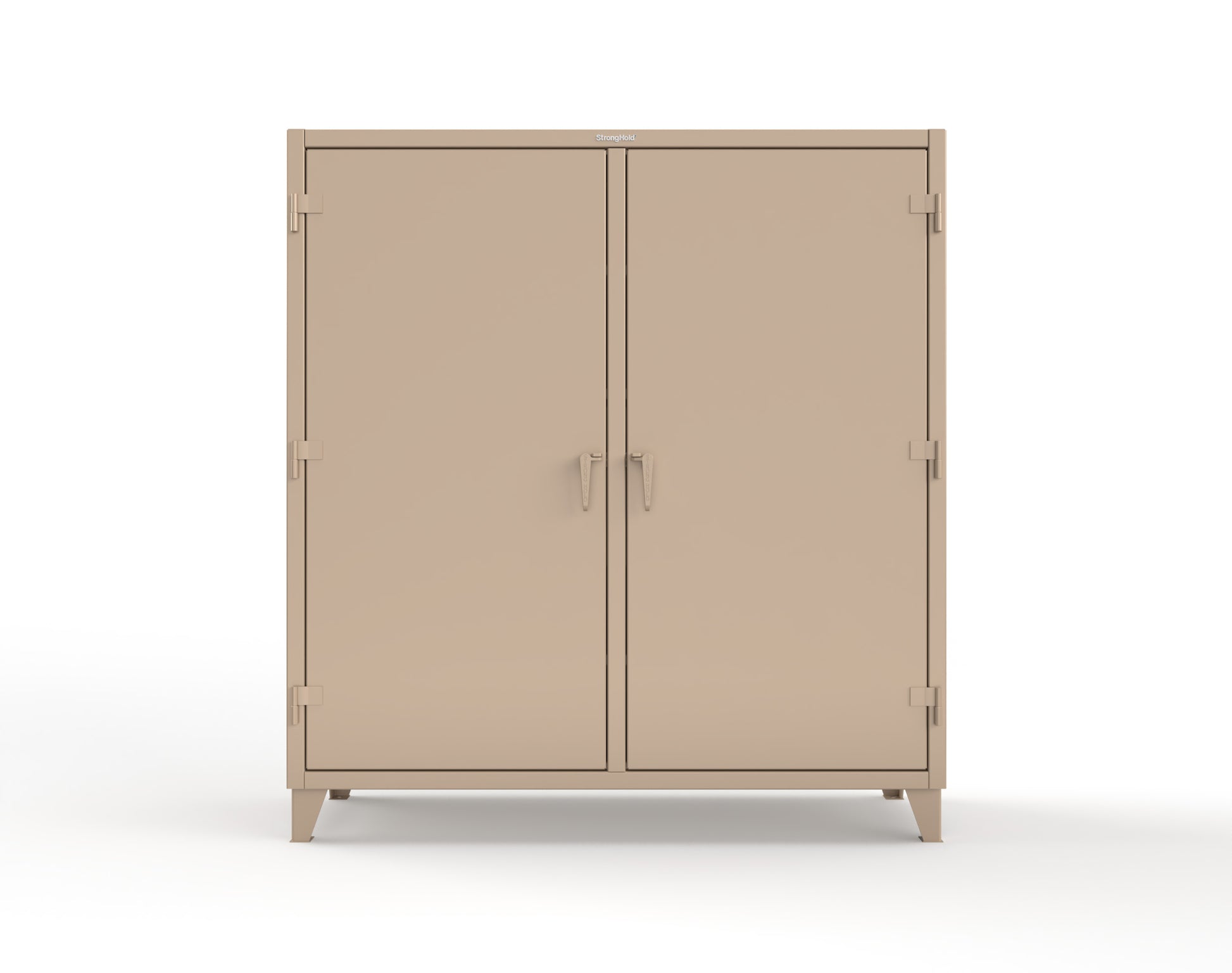 Extreme Duty 12 GA Double Shift Cabinet with 8 Drawers, 6 Shelves - 72 In. W x 24 In. D x 78 In. H - 66-DS-246-8DB-1019