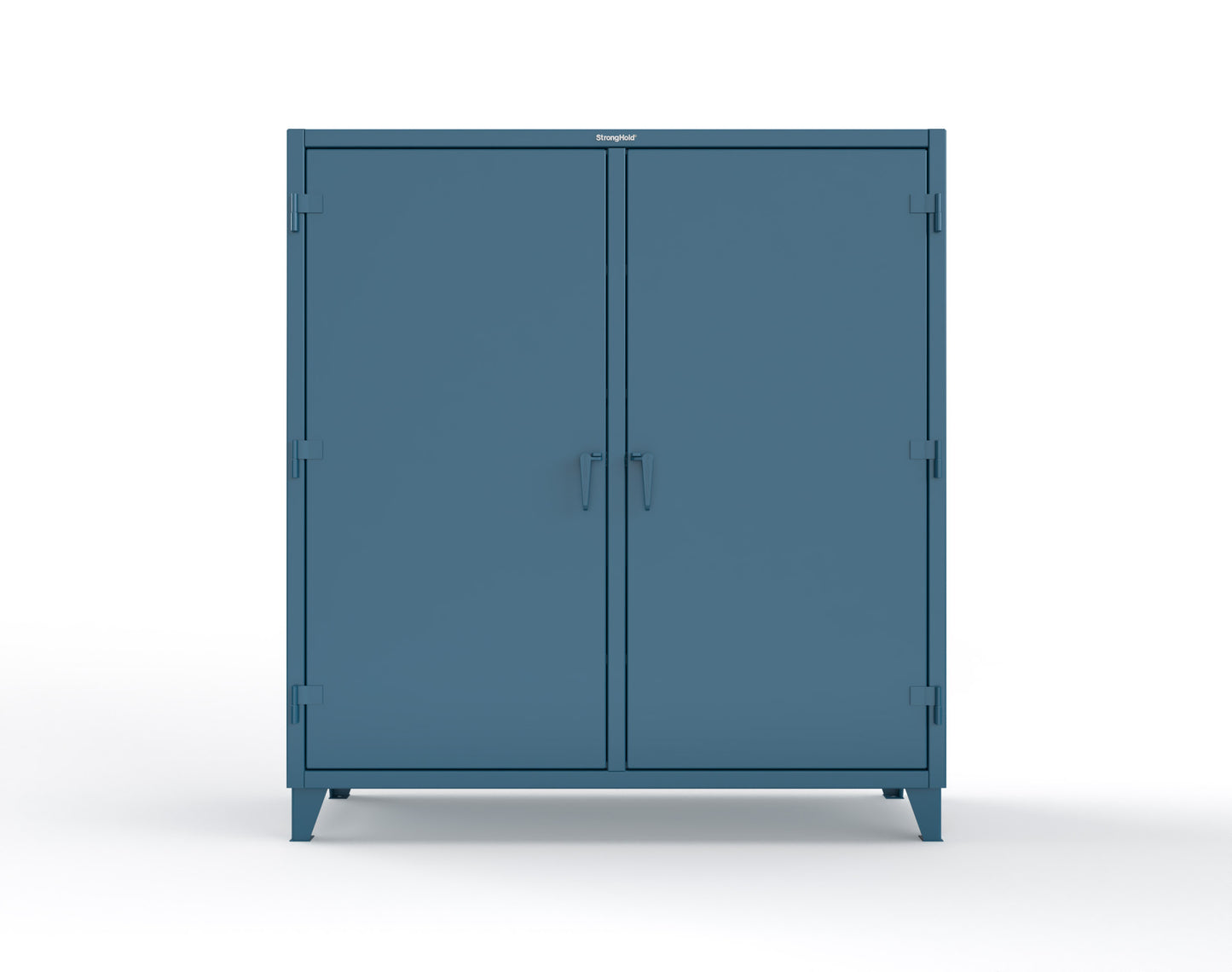 Extreme Duty 12 GA Double Shift Cabinet with 8 Drawers, 6 Shelves - 72 In. W x 24 In. D x 78 In. H - 66-DS-246-8DB-5001