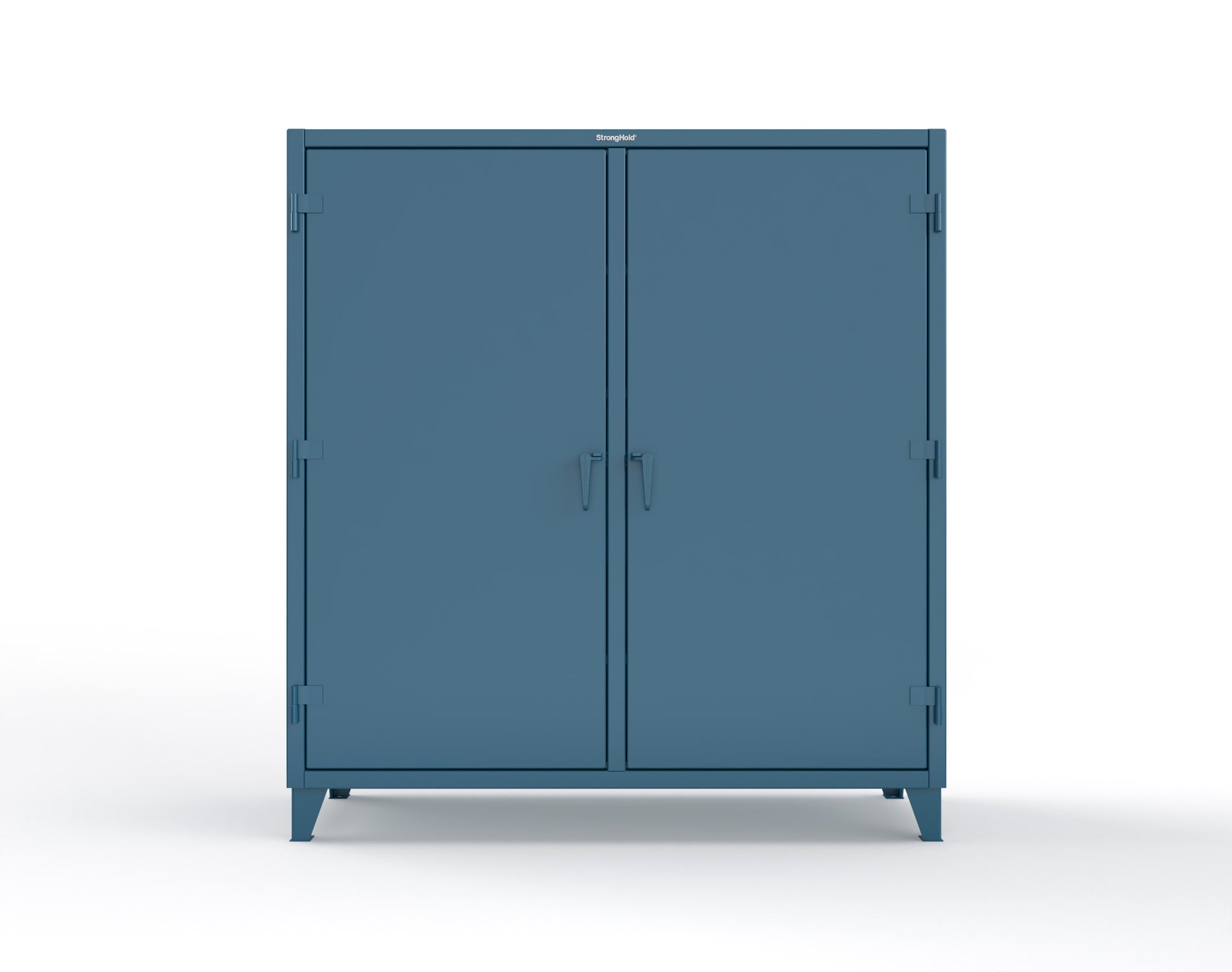 Extreme Duty 12 GA Double Shift Cabinet with 8 Drawers, 6 Shelves - 72 In. W x 24 In. D x 78 In. H - 66-DS-246-8DB-5001