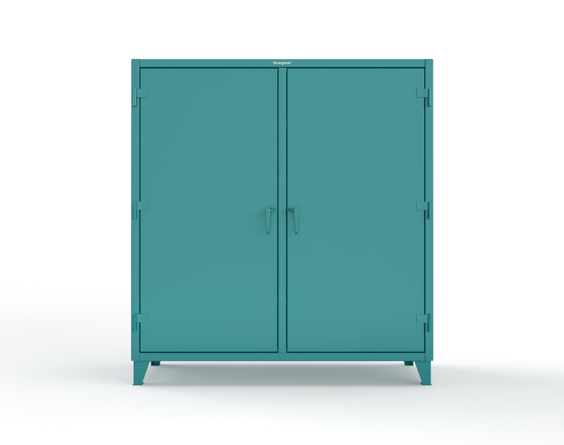 Extreme Duty 12 GA Double Shift Cabinet with 8 Drawers, 6 Shelves - 72 In. W x 24 In. D x 78 In. H - 66-DS-246-8DB-5021