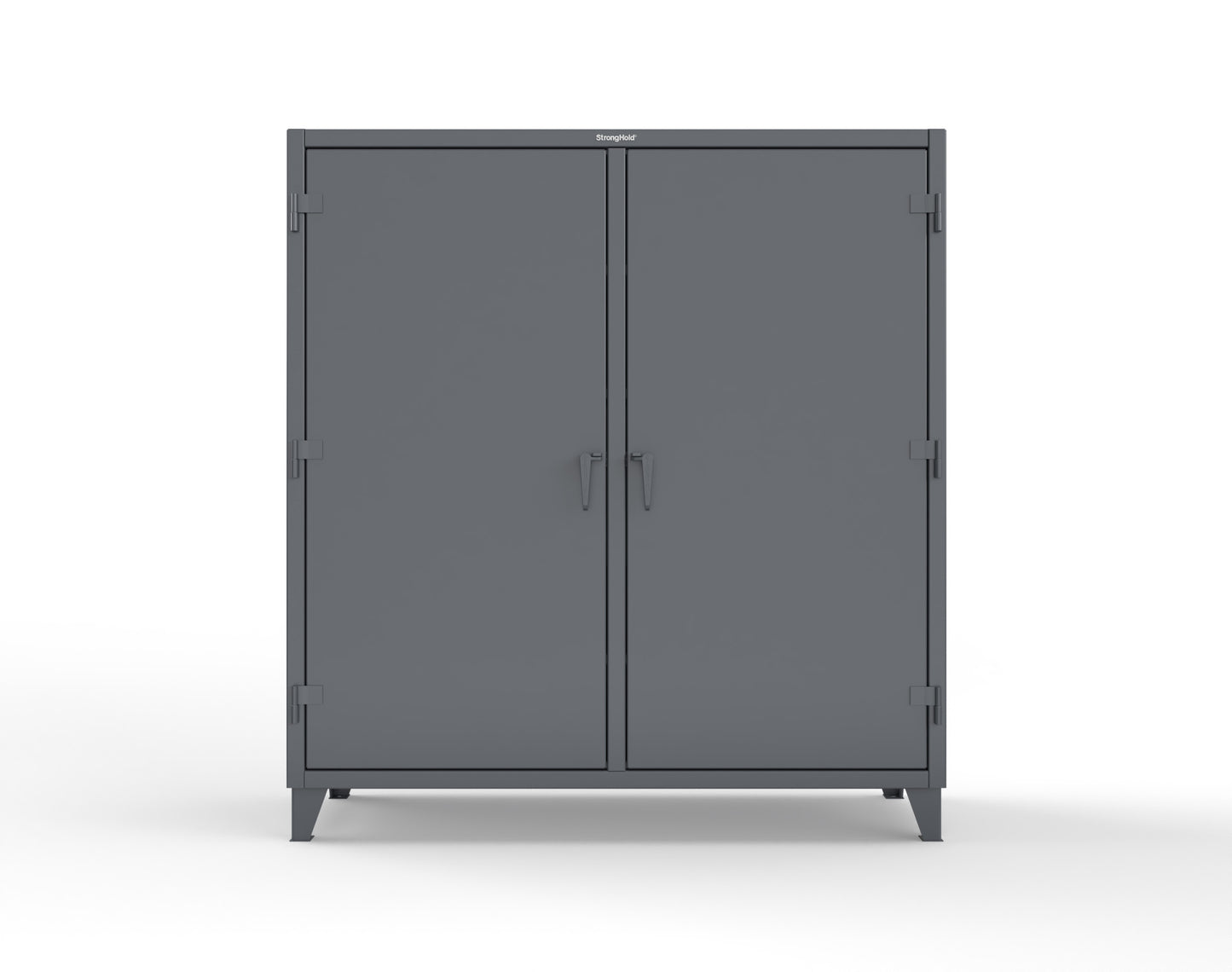 Extreme Duty 12 GA Double Shift Cabinet with 8 Drawers, 6 Shelves - 72 In. W x 24 In. D x 78 In. H - 66-DS-246-8DB-7024