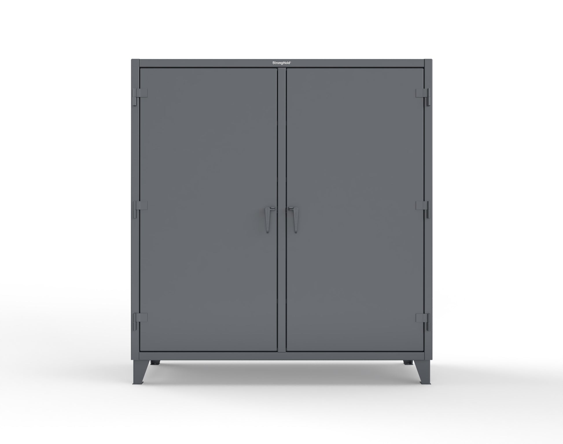 Extreme Duty 12 GA Double Shift Cabinet with 8 Drawers, 6 Shelves - 72 In. W x 24 In. D x 78 In. H - 66-DS-246-8DB-7024