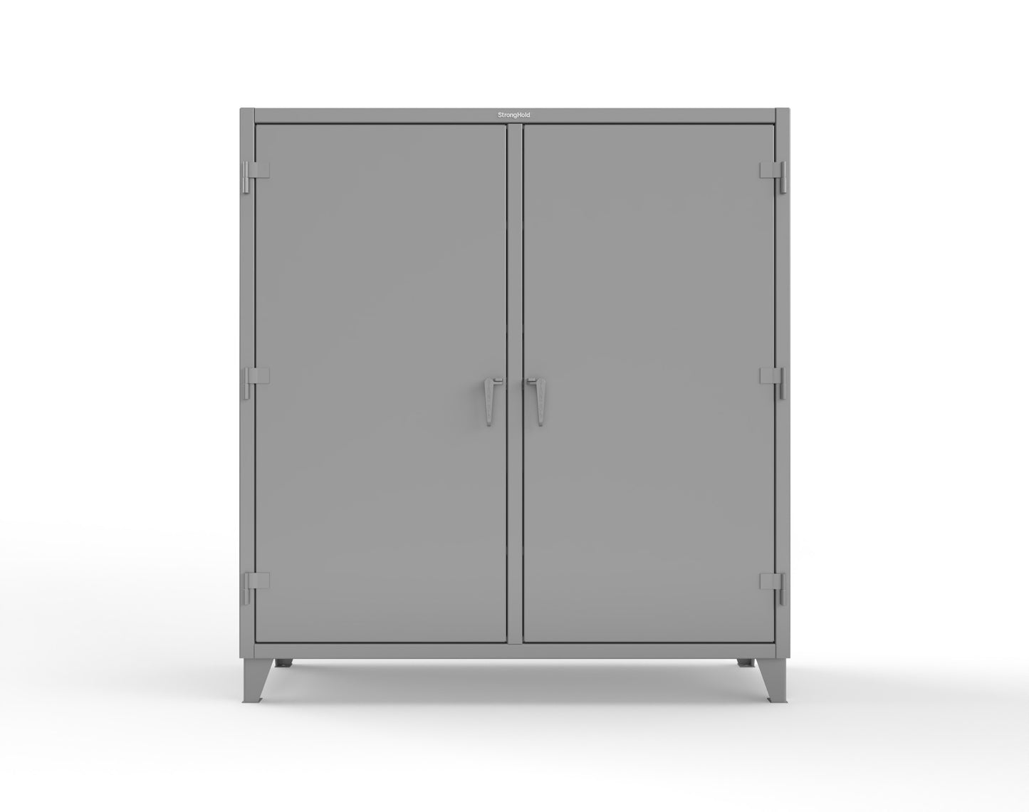 Extreme Duty 12 GA Double Shift Cabinet with 8 Drawers, 6 Shelves - 72 In. W x 24 In. D x 78 In. H - 66-DS-246-8DB-7037