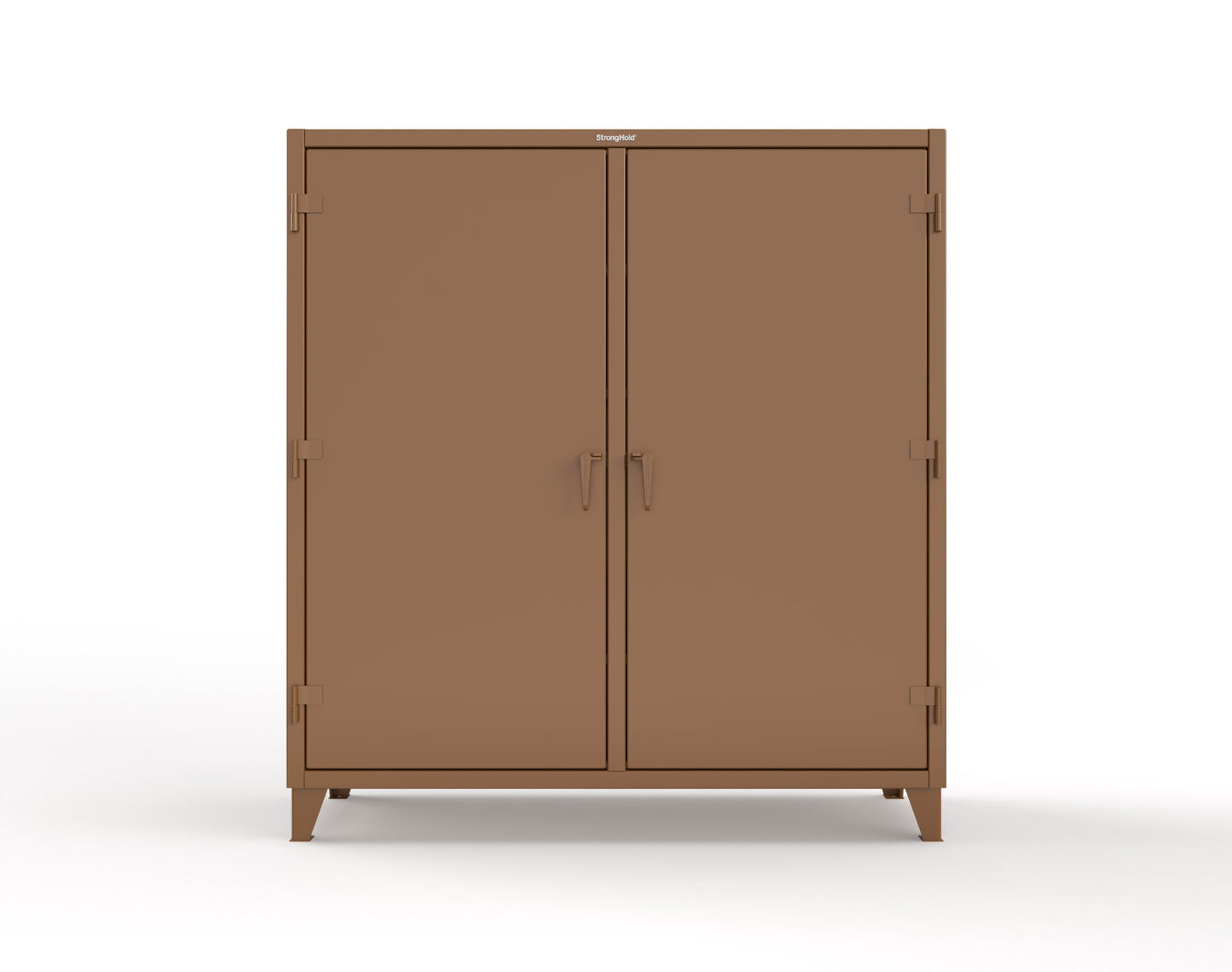 Extreme Duty 12 GA Double Shift Cabinet with 8 Drawers, 6 Shelves - 72 In. W x 24 In. D x 78 In. H - 66-DS-246-8DB-8008