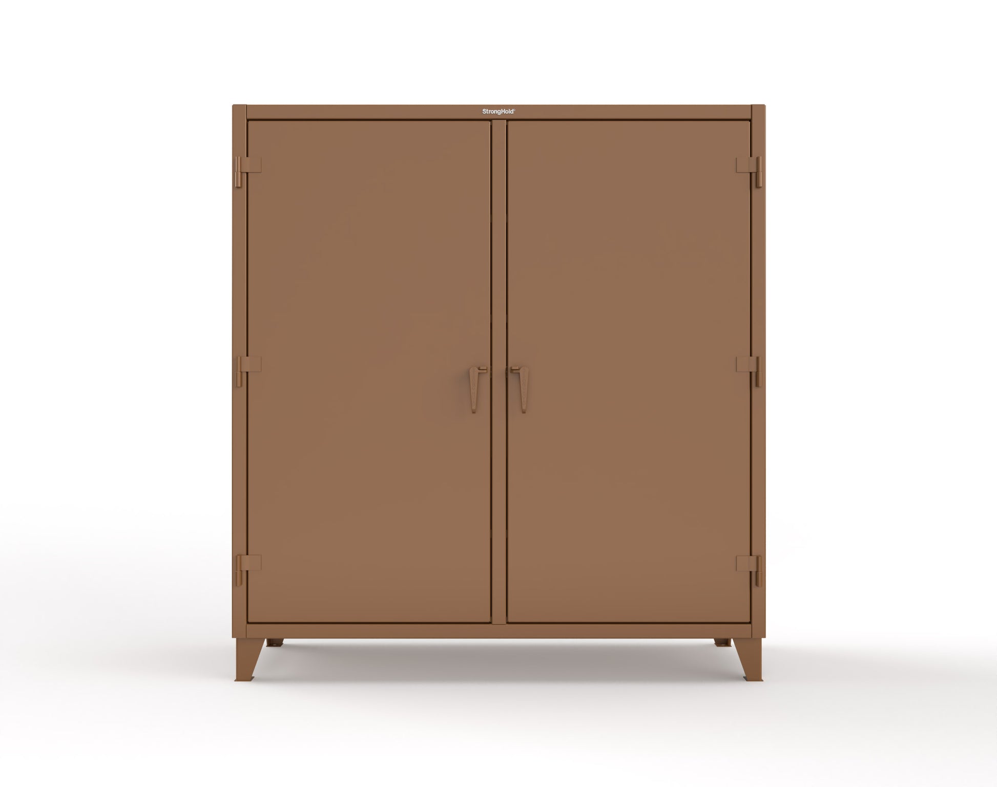 Extreme Duty 12 GA Double Shift Cabinet with 8 Drawers, 6 Shelves - 72 In. W x 24 In. D x 78 In. H - 66-DS-246-8DB-8008