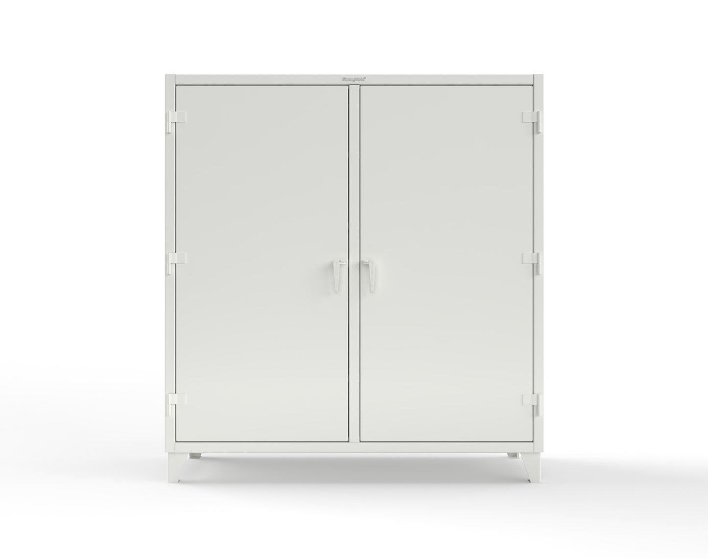 Extreme Duty 12 GA Double Shift Cabinet with 8 Drawers, 6 Shelves - 72 In. W x 24 In. D x 78 In. H - 66-DS-246-8DB-9003