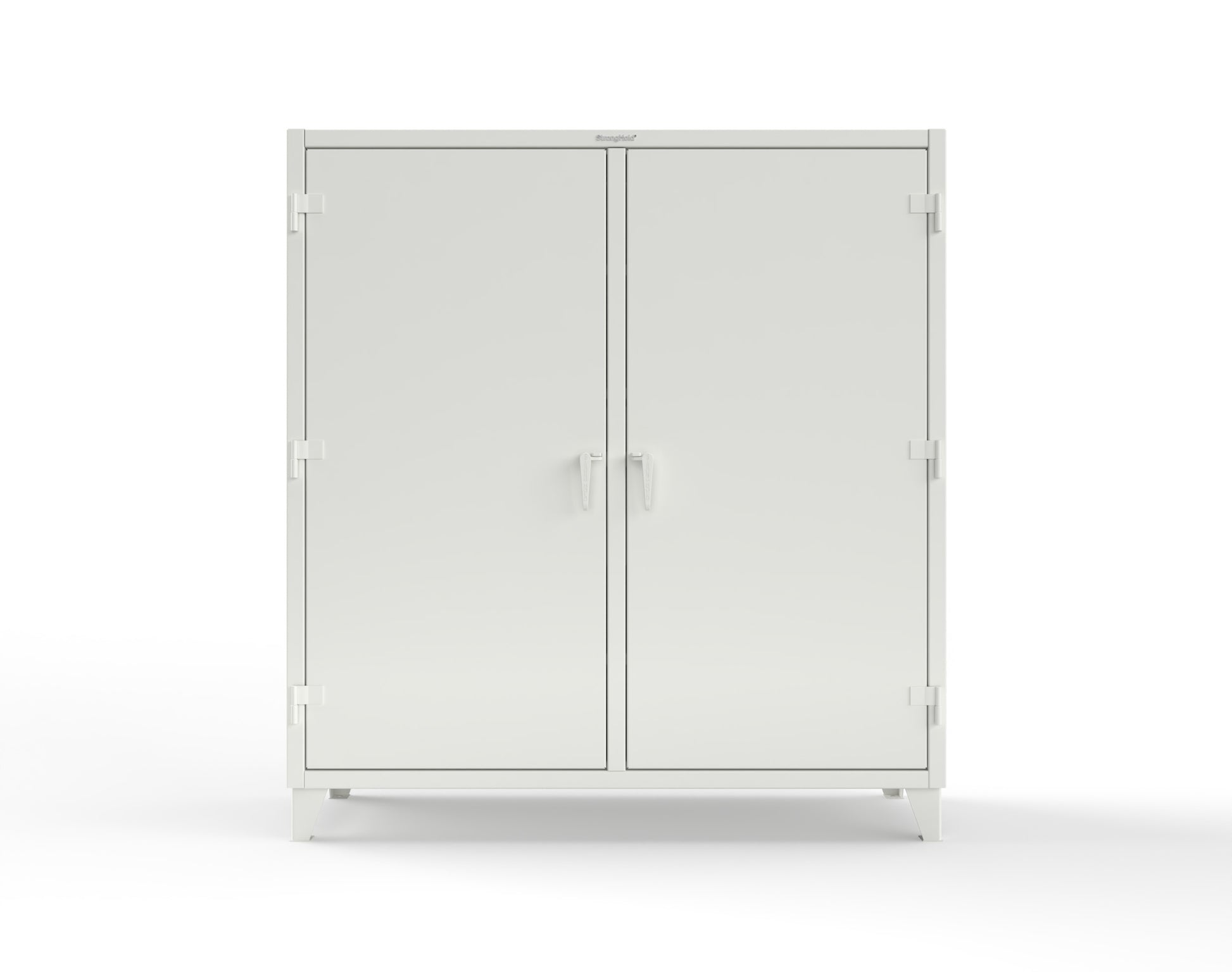 Extreme Duty 12 GA Double Shift Cabinet with 8 Drawers, 6 Shelves - 72 In. W x 24 In. D x 78 In. H - 66-DS-246-8DB-9003