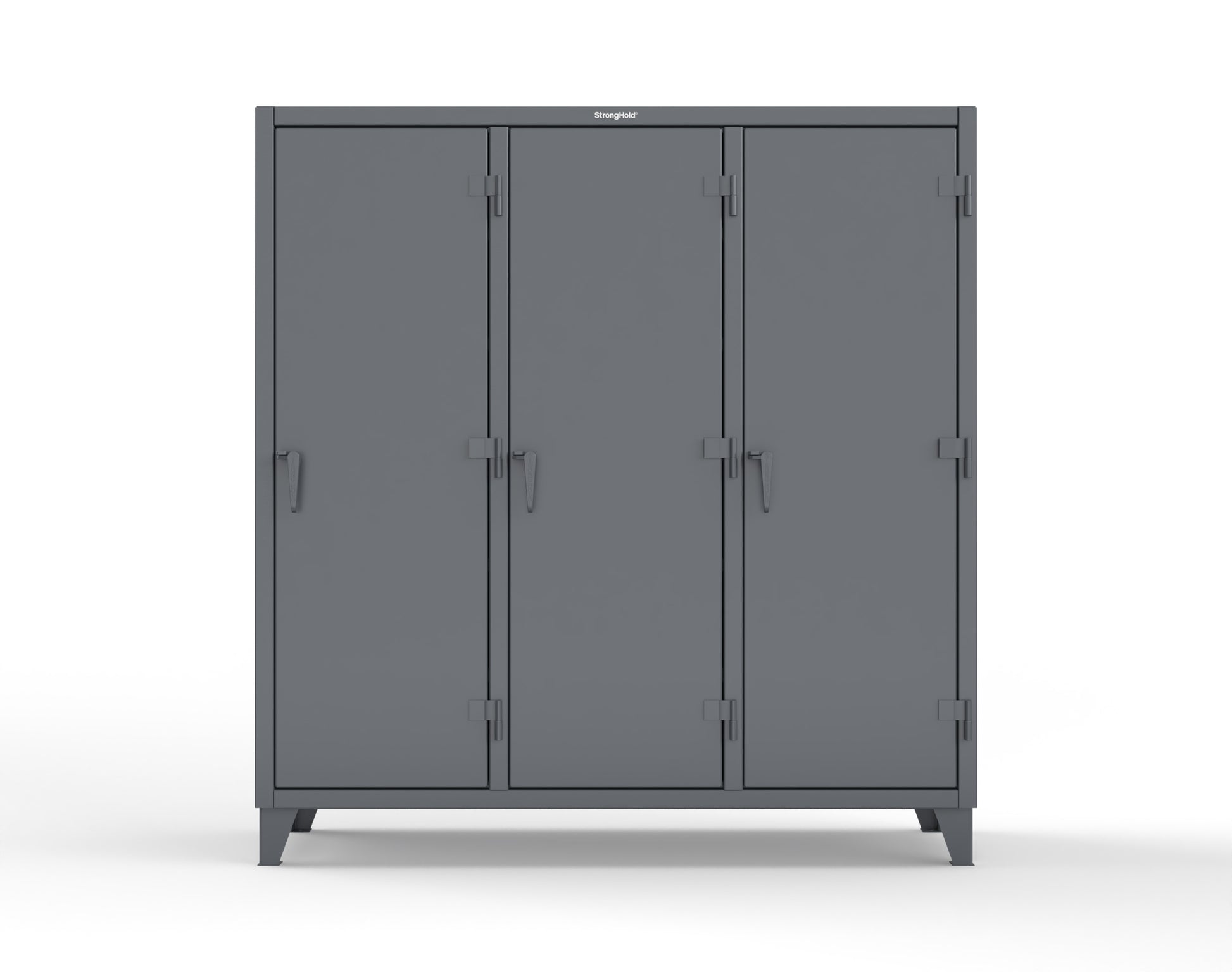 Extreme Duty 12 GA Multi-Shift Cabinet with 15 Shelves - 72 In. W x 24 In. D x 78 In. H - 66-MS-2415-7024