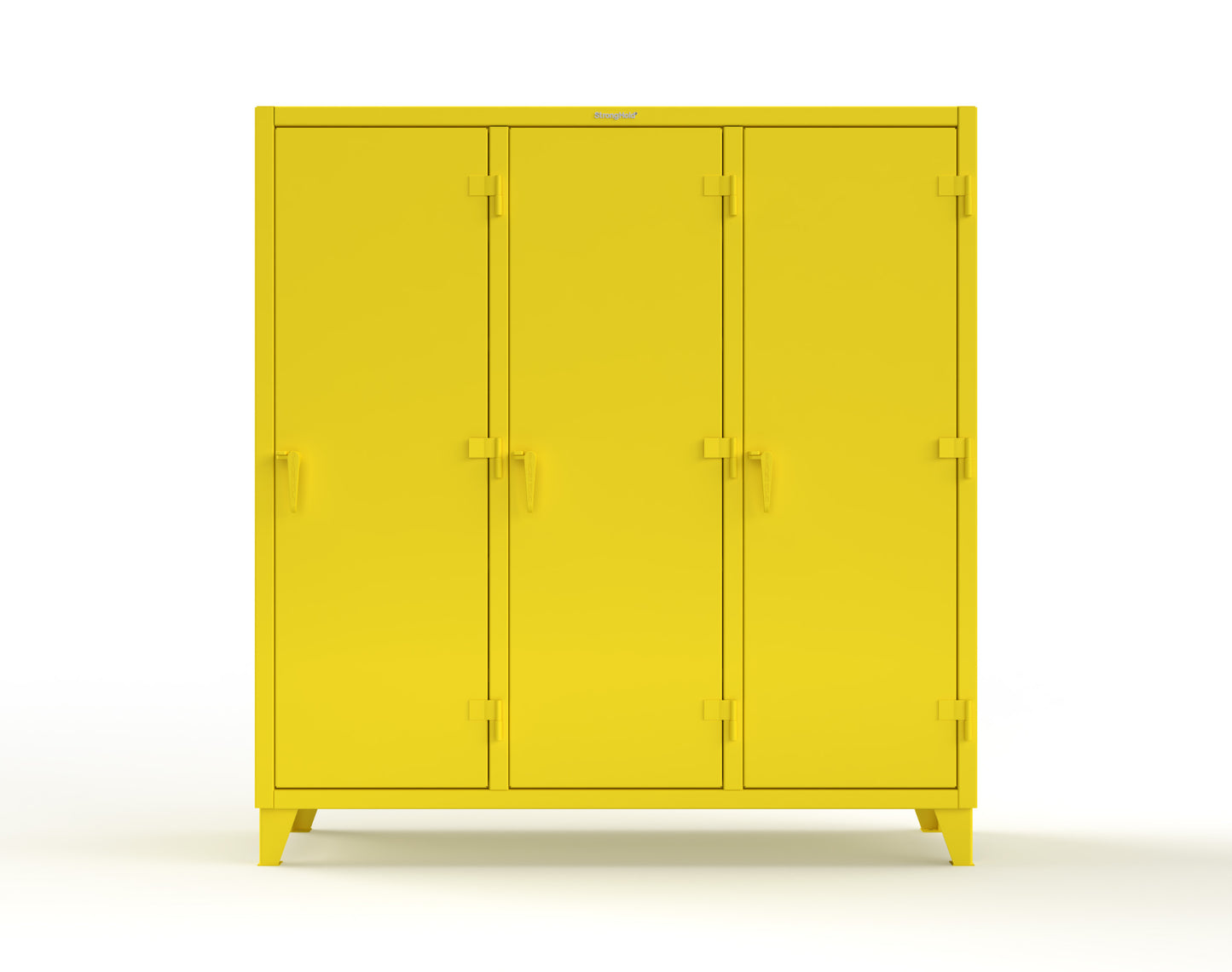 Extreme Duty 12 GA Multi-Shift Cabinet with 15 Shelves - 72 In. W x 24 In. D x 78 In. H - 66-MS-2415-1021