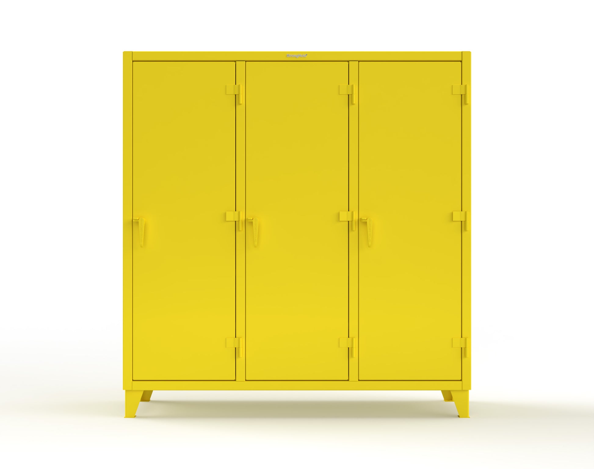 Extreme Duty 12 GA Multi-Shift Cabinet with 15 Shelves - 72 In. W x 24 In. D x 78 In. H - 66-MS-2415-1021