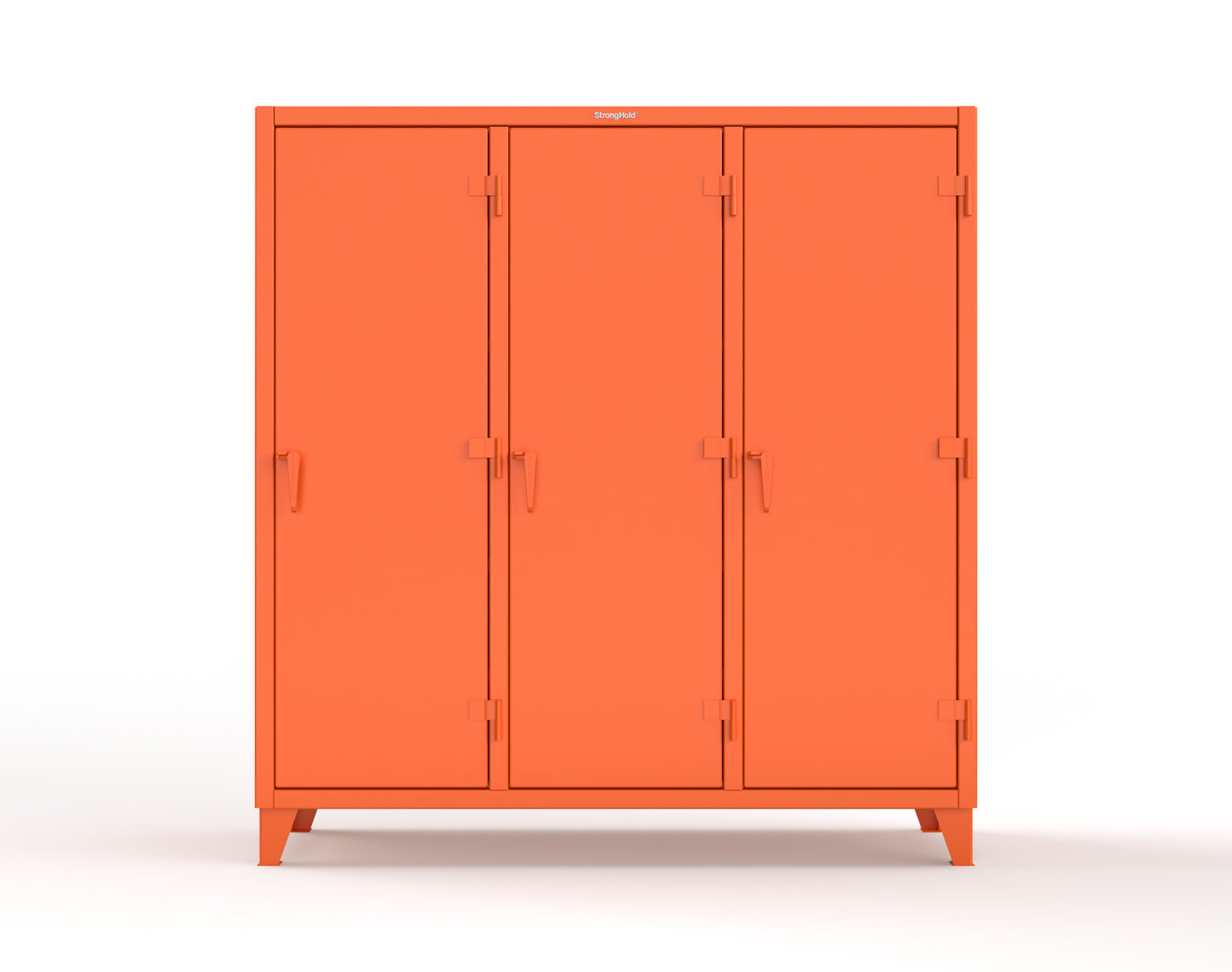 Extreme Duty 12 GA Multi-Shift Cabinet with 15 Shelves - 72 In. W x 24 In. D x 78 In. H - 66-MS-2415-2009