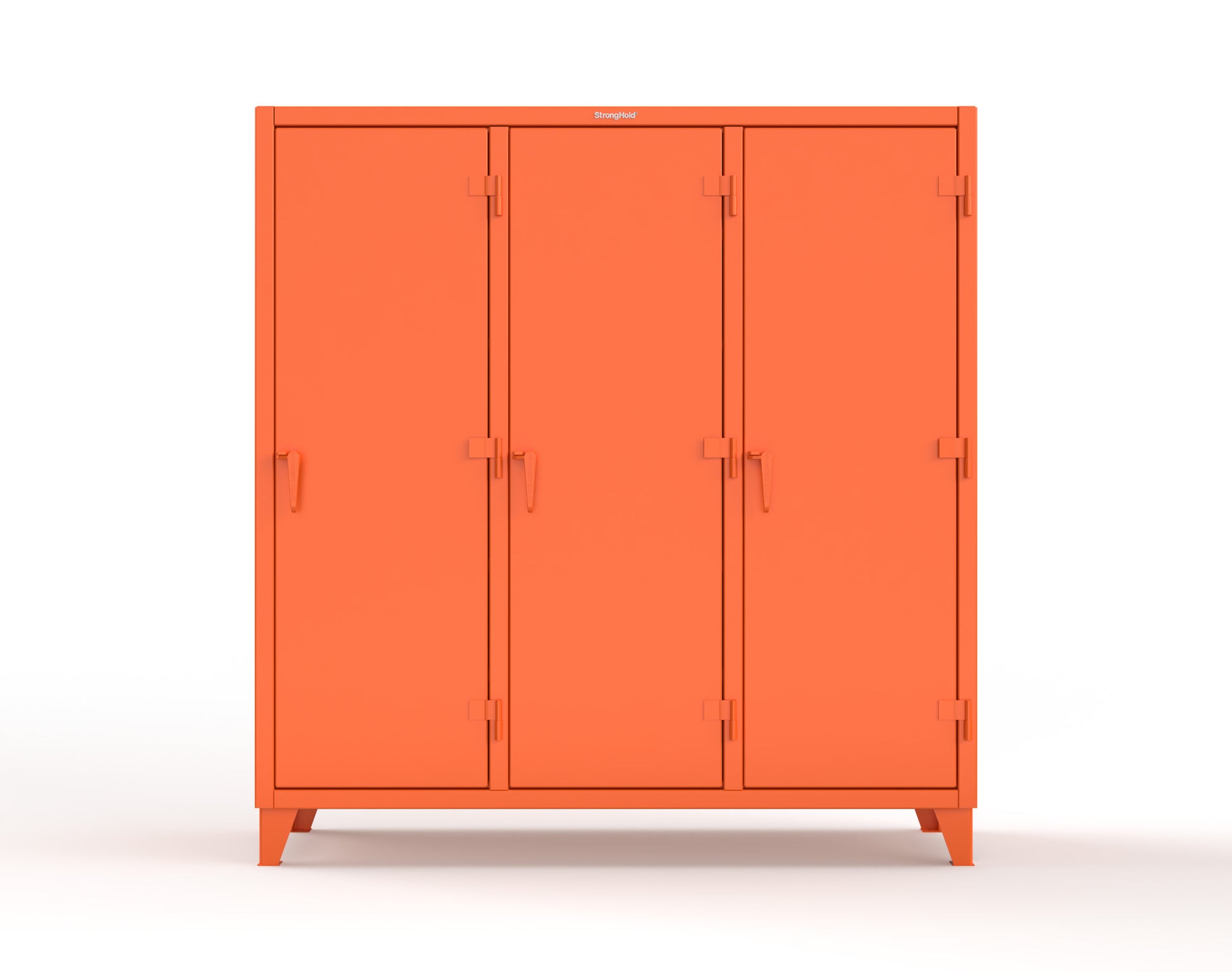 Extreme Duty 12 GA Multi-Shift Cabinet with 15 Shelves - 72 In. W x 24 In. D x 78 In. H - 66-MS-2415-2009